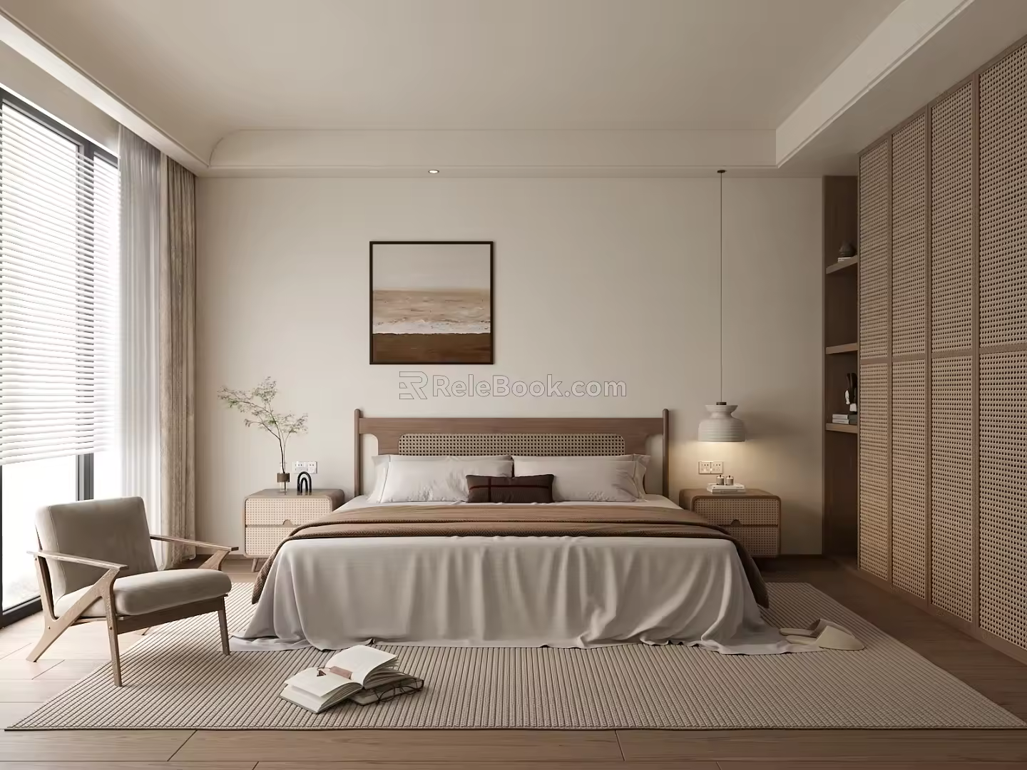 Quiet Bedroom Homestay 3d model
