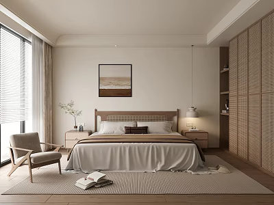 Quiet Bedroom Homestay 3d model