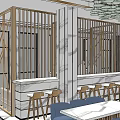 Hotel Public Lounge Area Interior With Modern Seating And Elegant Lighting Design