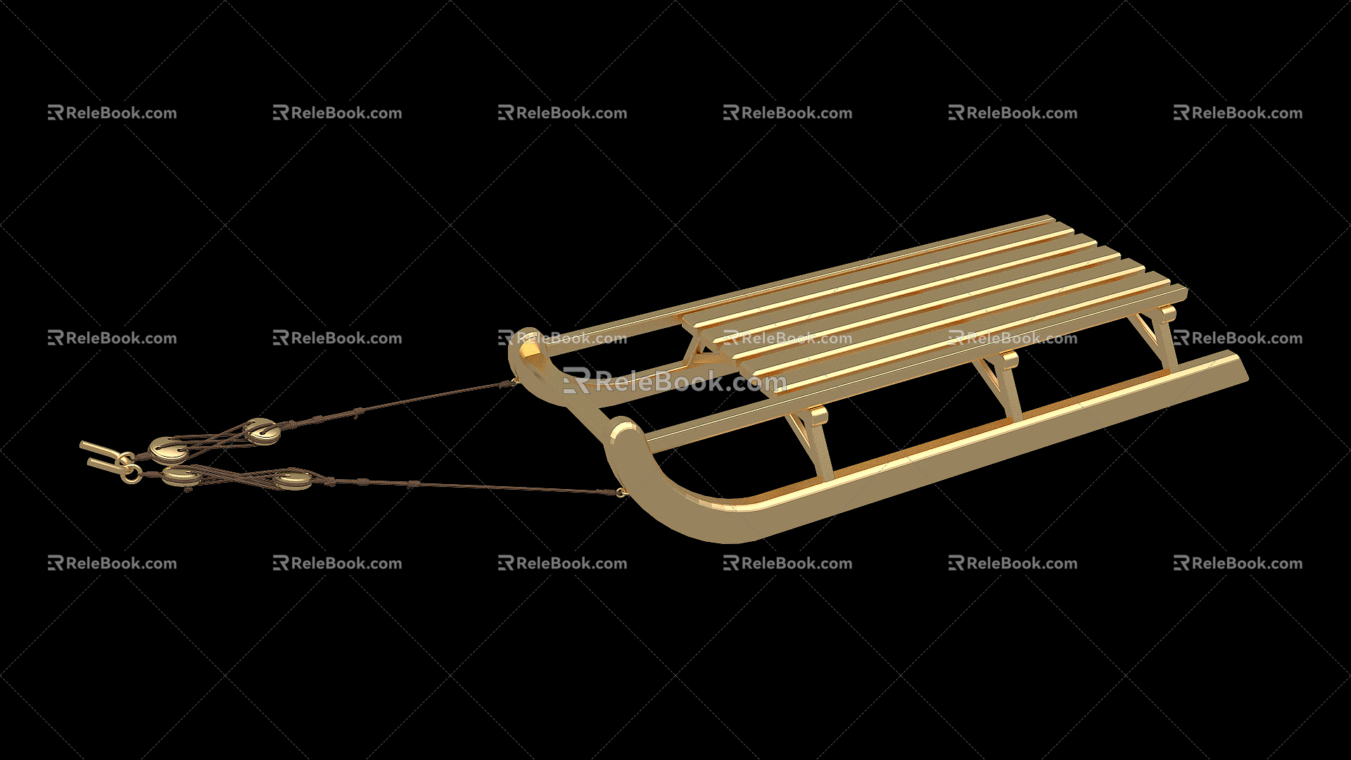 Modern Sleigh 3d model