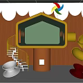 modern slide children'slide 3d model
