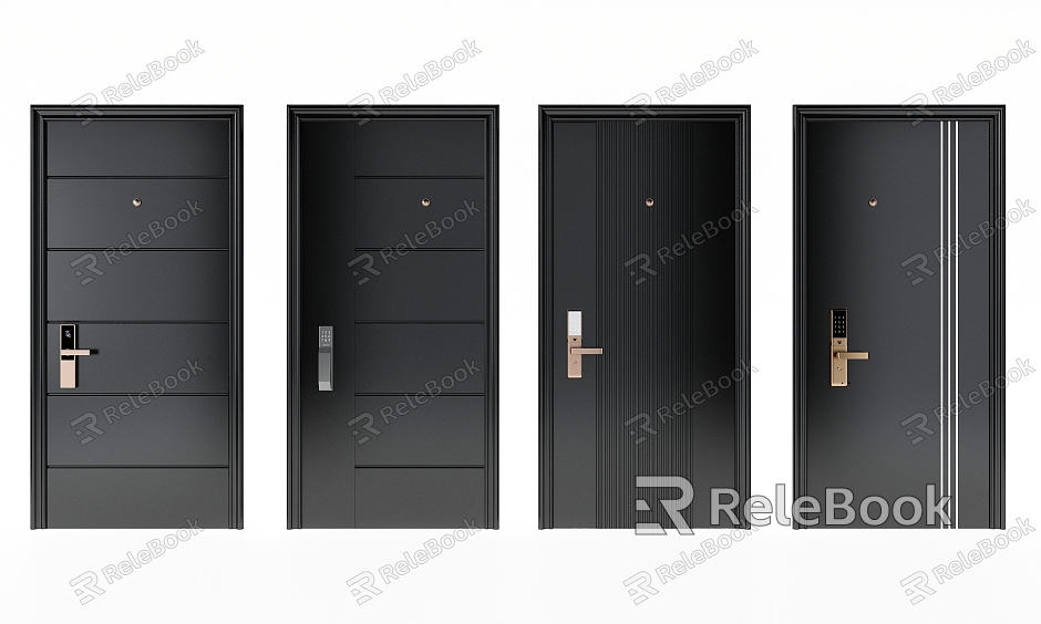 Bedroom door security door door door flat door security door entry door bedroom door solid wood door glass door lock model