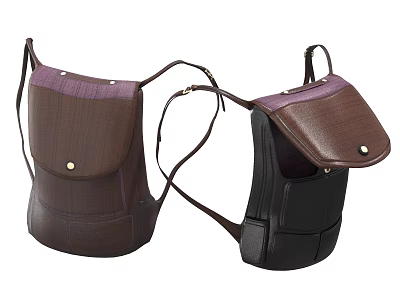 Backpack Schoolbag 3d model