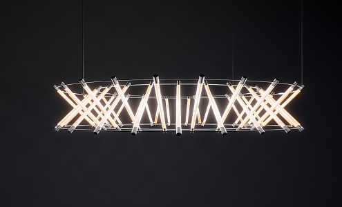 Modern chandelier 3d model