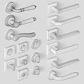 Different Types Of Modern And Traditional Door Handles With Gold Silver Finishes