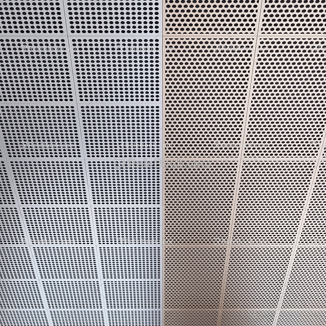 Modern Ceiling Integrated Ceiling Perforated Plate Perforated Plate Combination Perforated Plate Metal Plate Chandelier Bathroom Integrated Ceiling 3d model