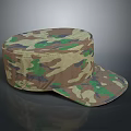Camouflage Patterned Hat As Everyday Life Accessory With Comfortable Design