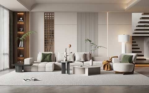 The Silent Living Room 3d model