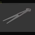 Stainless Steel Laboratory Tweezers With Long Handle And Precision Tips