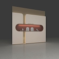 Jewelry Display Window Jewelry Props Display Window Wall 3d model