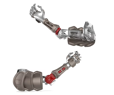 modern mechanical arm mechanical arm 3d model