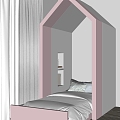 Modern Children's Bed 3d model