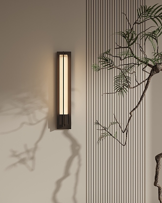 New Chinese Zen Wall Lamp Decorative Lamp 3d model