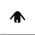 Stylish Black Long Lapel Leather Coat Modern Fashion Outerwear Design
