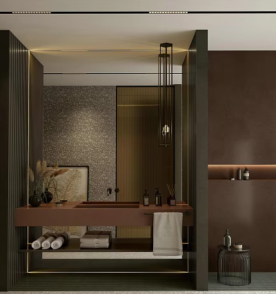 Modern sink 3d model