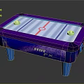 billiard pool table pool cue billiard rack billiard table items 3d model