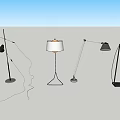 Modern table lamp 3d model