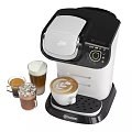 Sharp Automatic Coffee Machine With Colorful Capsules Latte Art And Marshmallow Drinks