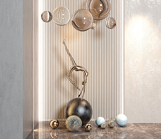 Light Luxury Sculpture 3d model