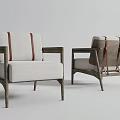 modern sofa chair single sofa 3d model