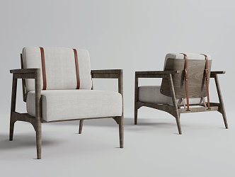 modern sofa chair single sofa 3d model