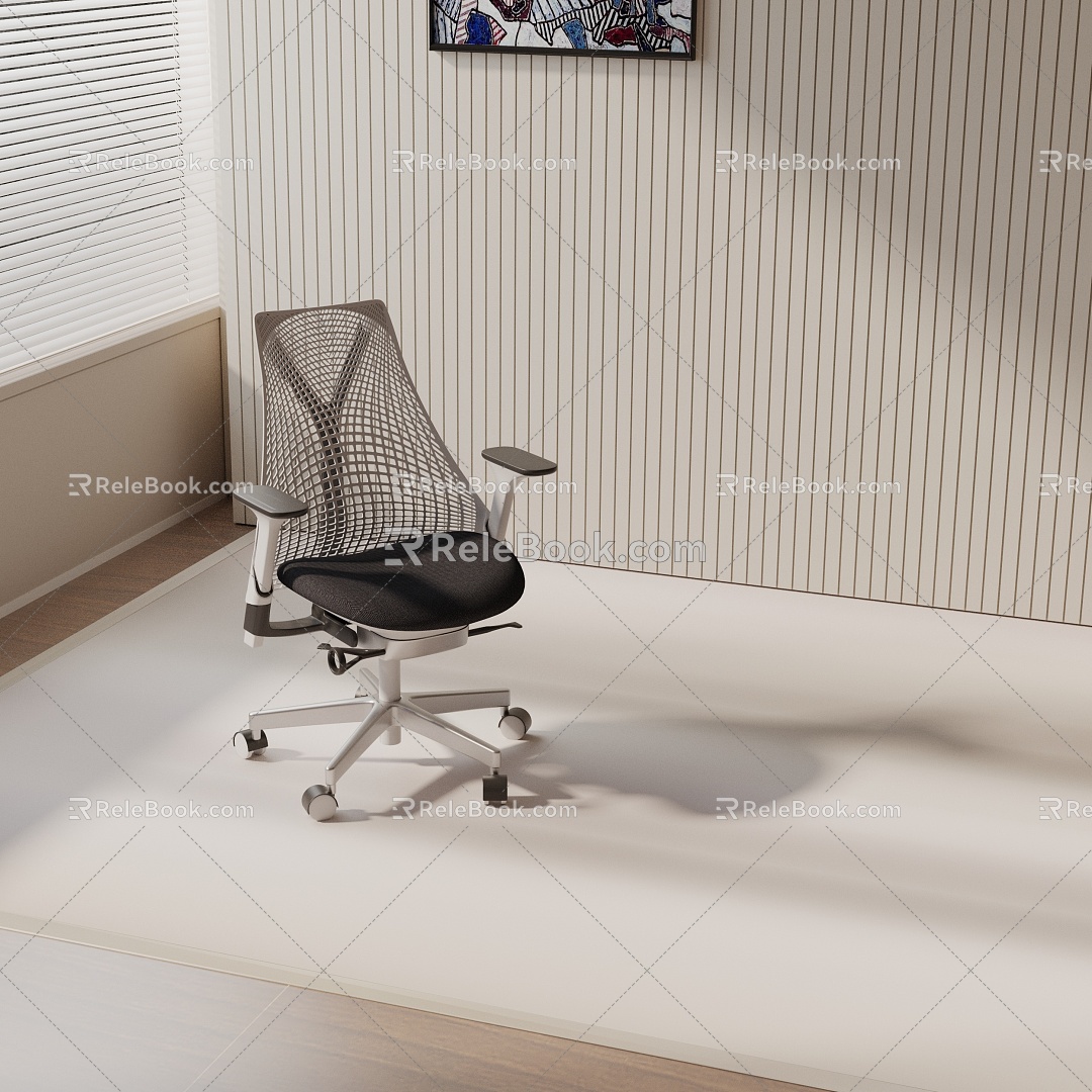 Modern office chair 3d model