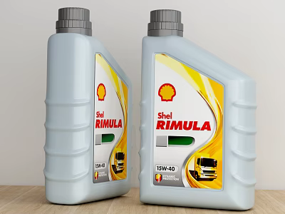 Shell Rimula 5W40 Industrial Equipment Lubricant Oil for Heavy Duty Trucks 3d model