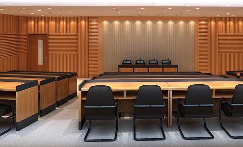 Modern Conference Hall Lecture Hall 3d model