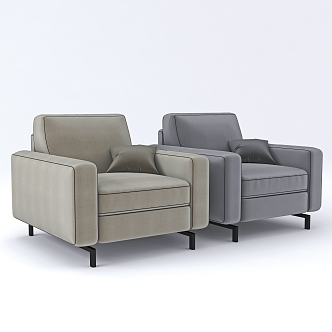 Sofa Single Sofa Seat Casual Sofa Single Chair 3d model