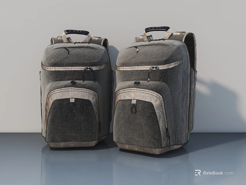 Modern Swing Door Design With Stylish Panel For Home Interior Decoration 3d model