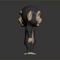 Monkey Cartoon Monkey Anime Monkey Stylized Monkey Fantasy Style Monkey Toy 3d model