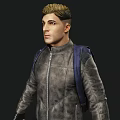 Game characters Game characters have bones and skins. 3d model