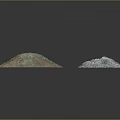 Natural Mineral Specimens Featuring Green White Gray Hues And Irregular Textures