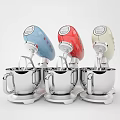 SMEG Blue Stand Mixer With Stainless Steel Mixing Bowl And Modern Design