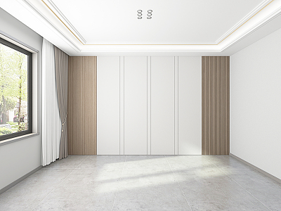 Modern background wall 3d model