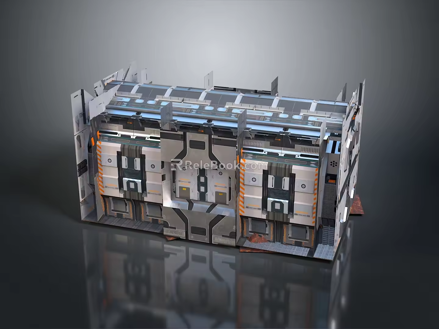 Sci-fi Capsule Space Capsule Hibernation Capsule Freezing Capsule Rest Capsule Rest Capsule 3d model