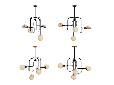 Modern Chandelier Art Chandelier Spherical Chandelier 3d model