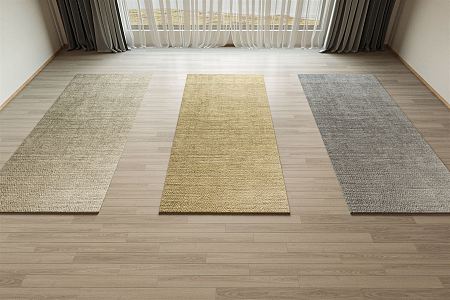 Modern Minotti Square Carpet 3d model