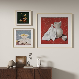 Nordic Minimalist Decorative Painting 3d model