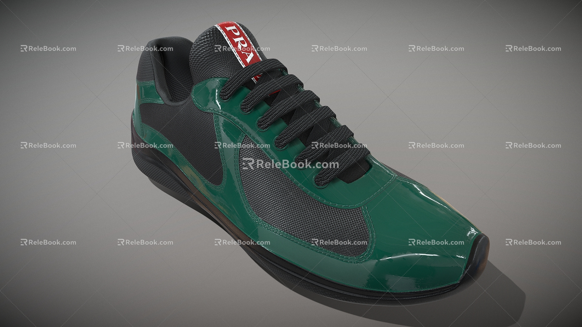 sneaker PRADA America's Cup Sneakers Shoes Travel Shoes Basketball Shoes Mountaineering Shoes 3d model