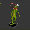 Lizard Anime Lizard Chameleon Cartoon Lizard Reptile Cold Blooded Animal Reptile Class 3d model
