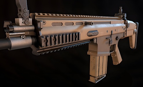 Modern Rifle 3d model