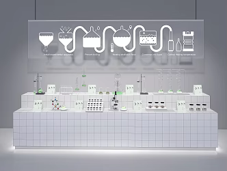 chemical instrument chemical experiment device chemical process chemical supplies 3d model