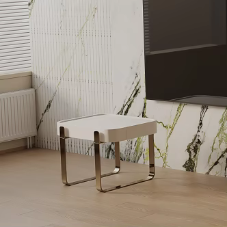 Modern bedside table 3d model