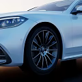 Black And White Luxury Cars With Modern Design And Brown Leather Interior