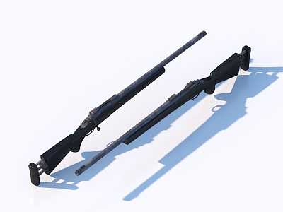 Rifle Weapons Military Supplies 3d model