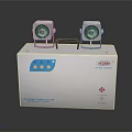 Portable Ozone Sterilizer As Household Essential With Green Indicators And Control Buttons