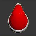 Funny Emoji With Red Santa Hat Winking Eyes And Sticking Tongue