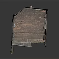Living Supplies Including Air Conditioner Units in Narrow Alley Red Brick Flooring Old Weathered Walls