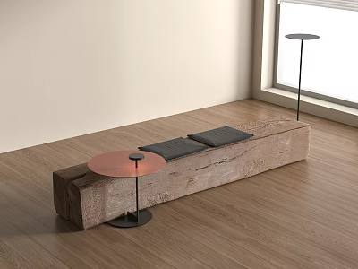 Modern Silent Other Stool Log Landscape Bench Old Wooden Bench Side Stool Wooden Stool 3d model